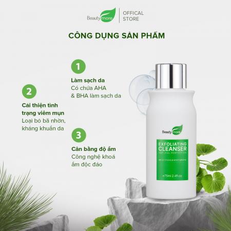 Sữa rửa mặt thảo dược hữu cơ Exfoliating Cleansercleanser slide 2